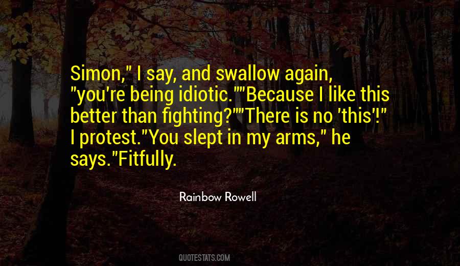 Quotes About Being In My Arms #241977