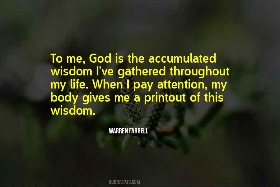 God Gives Wisdom Quotes #184050