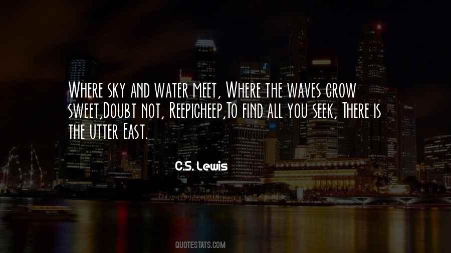 Waves And Sky Quotes #1836263
