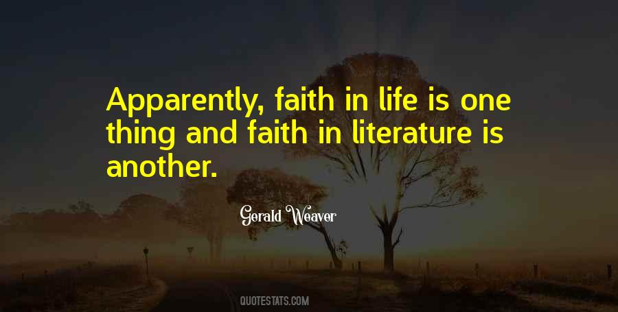 Quotes About Life In Literature #1338172
