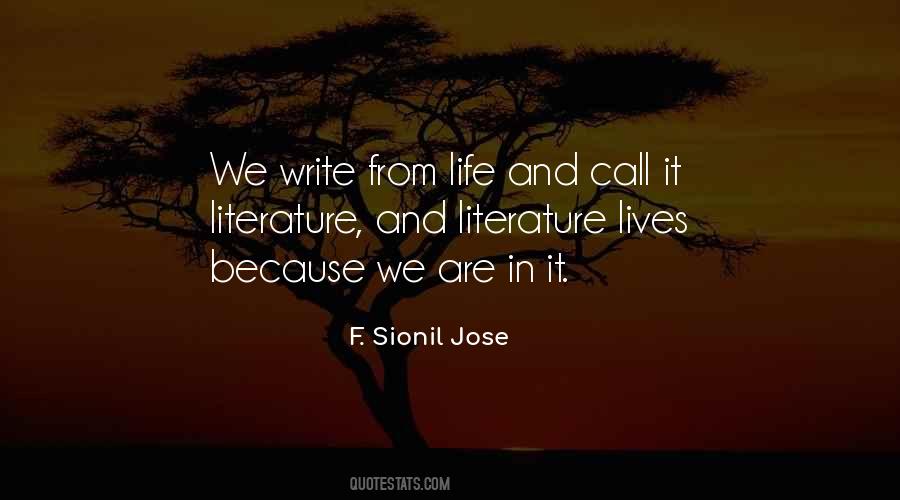 Quotes About Life In Literature #99717