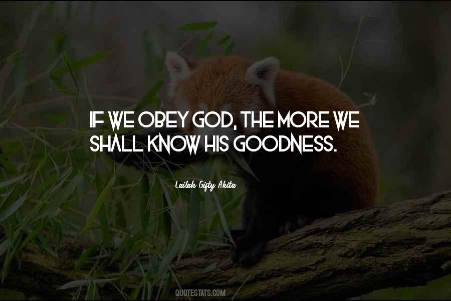 God Goodness Quotes #367292