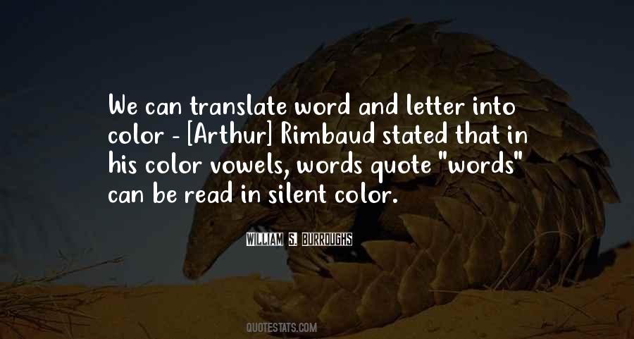 Letter Words Quotes #1011259