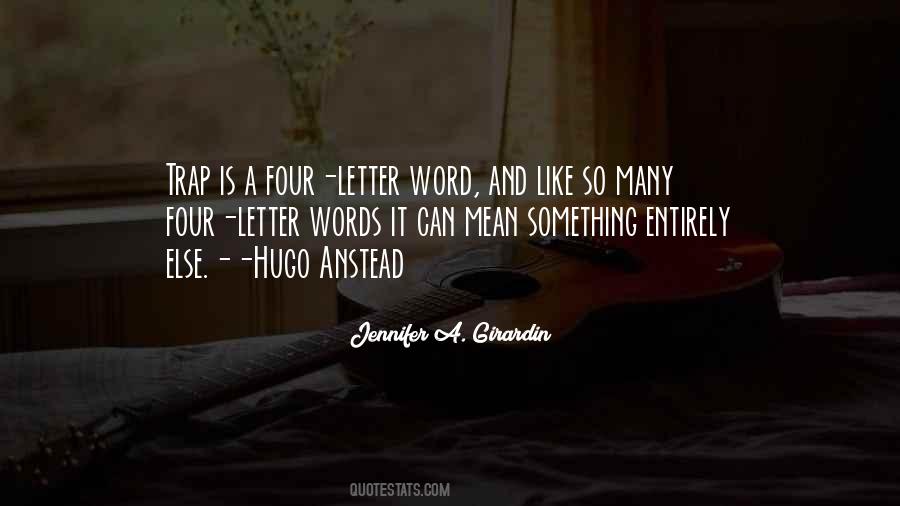 Letter Words Quotes #1162797