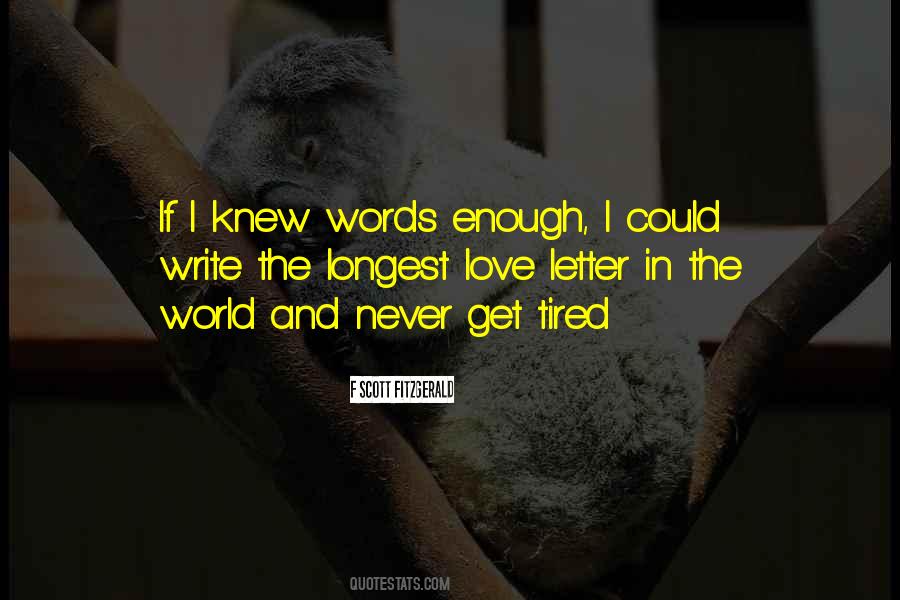 Letter Words Quotes #631882