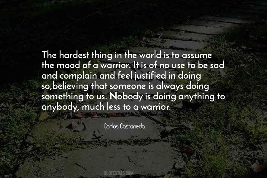 Be A Warrior Quotes #1385885