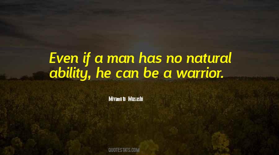 Be A Warrior Quotes #1454272