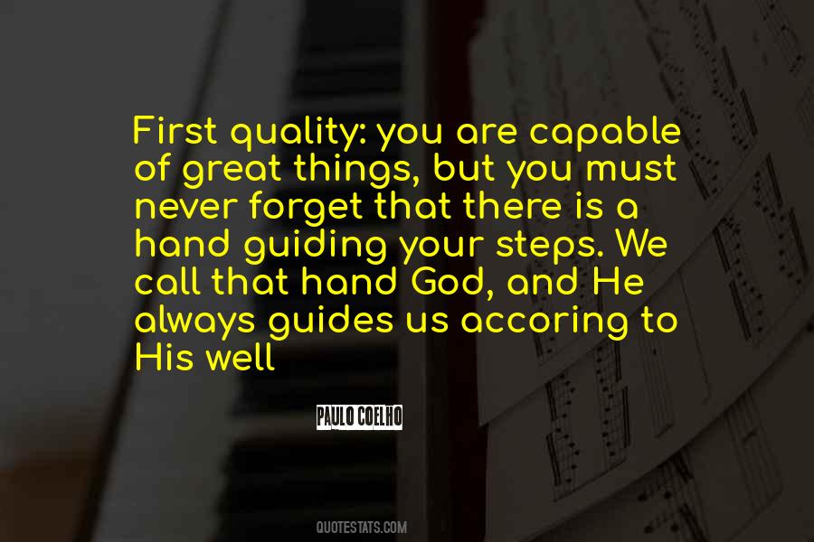 God Guides Our Steps Quotes #970763