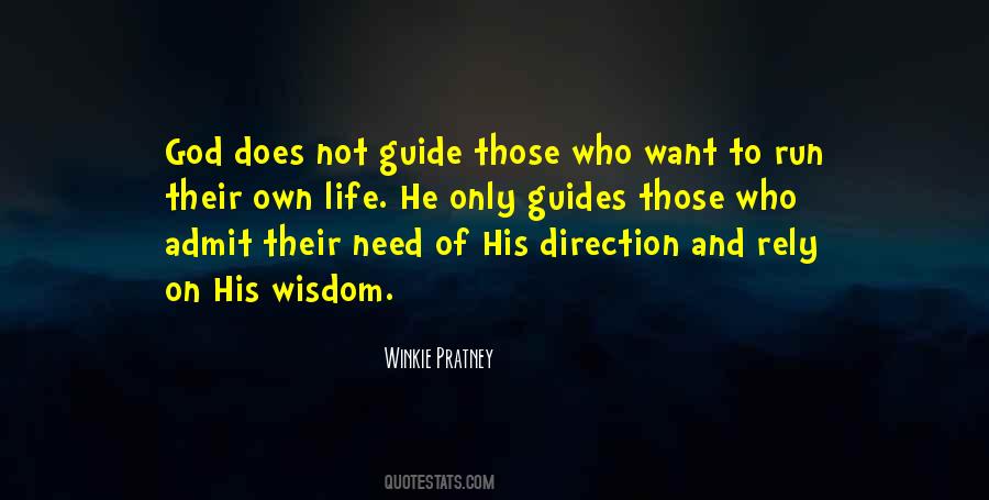 God Guides Quotes #1055854