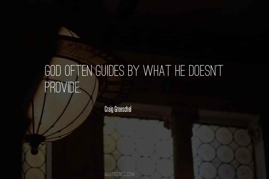 God Guides Quotes #222095