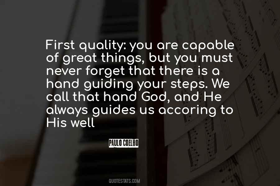 God Guides Quotes #970763