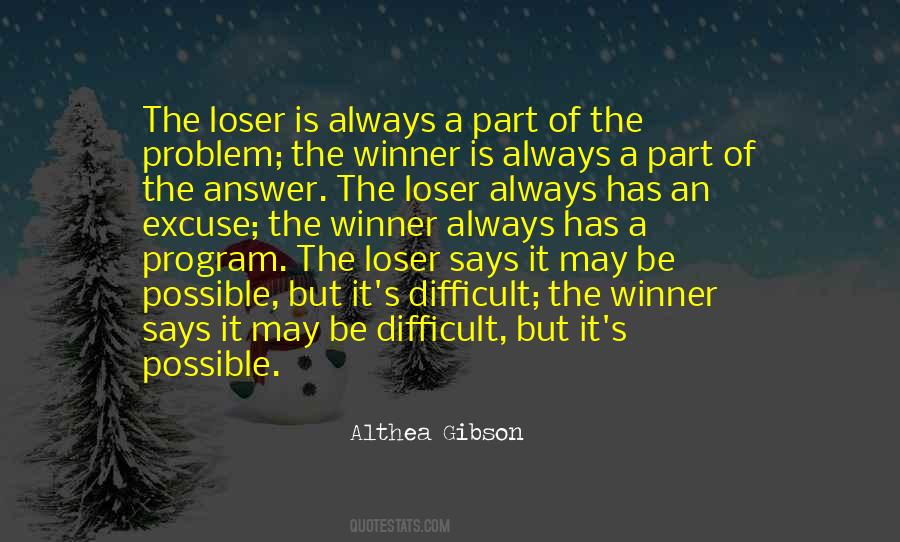 Always Be A Winner Quotes #1873474