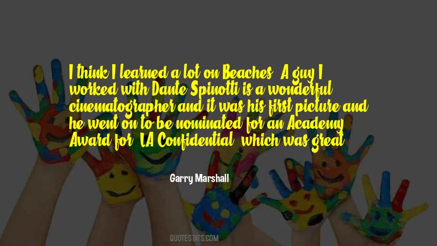 First Award Quotes #1271735