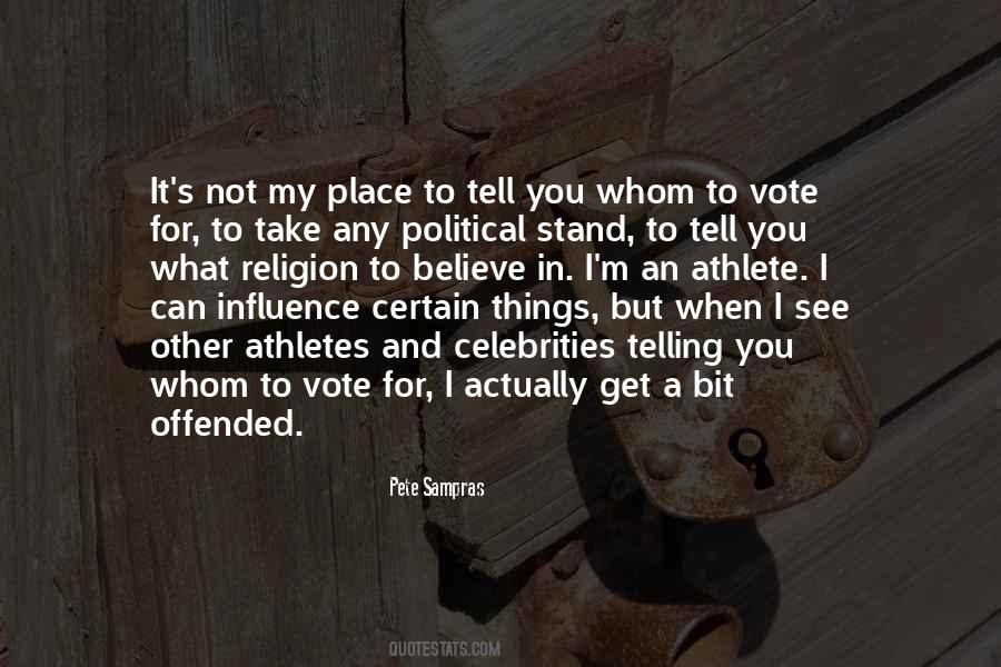 My Vote For Quotes #1334404