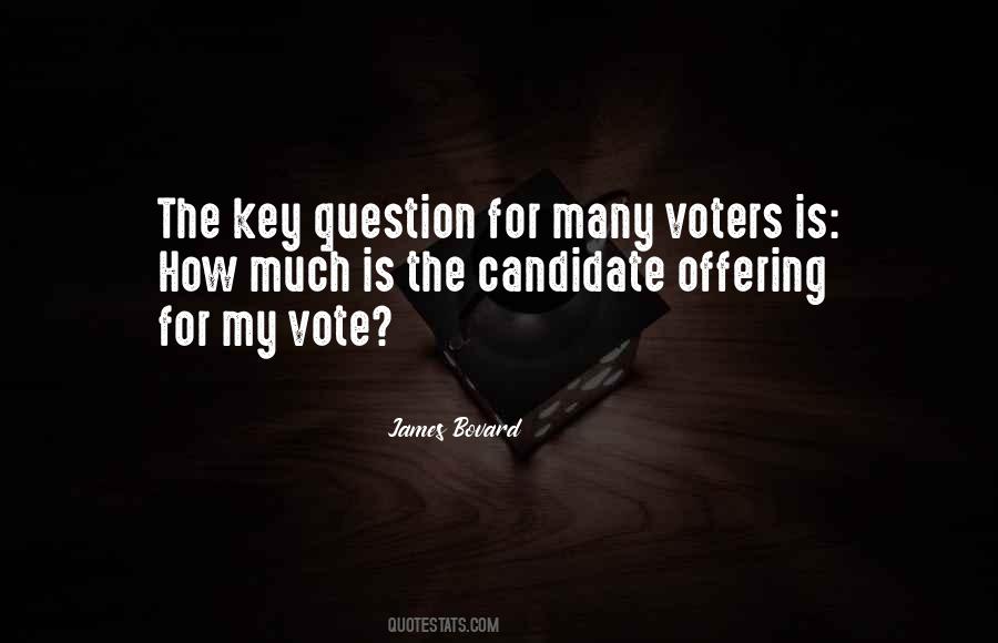 My Vote For Quotes #214250