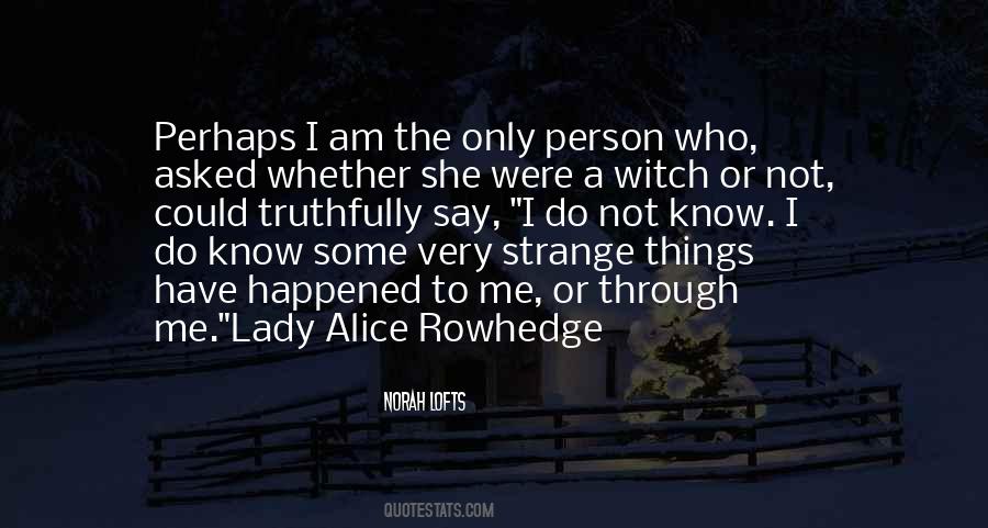 Very Strange Quotes #1249891