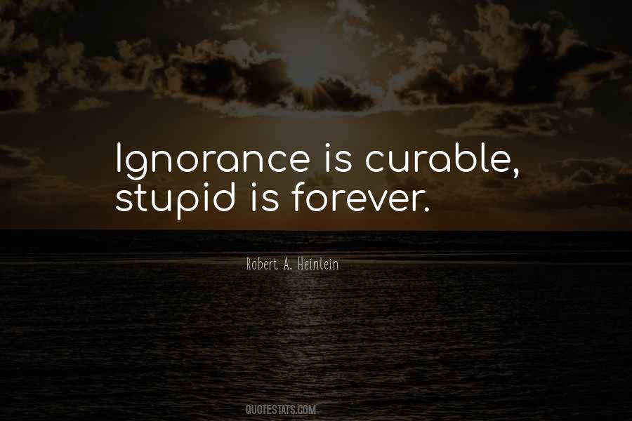 Stupid Is Forever Quotes #105176