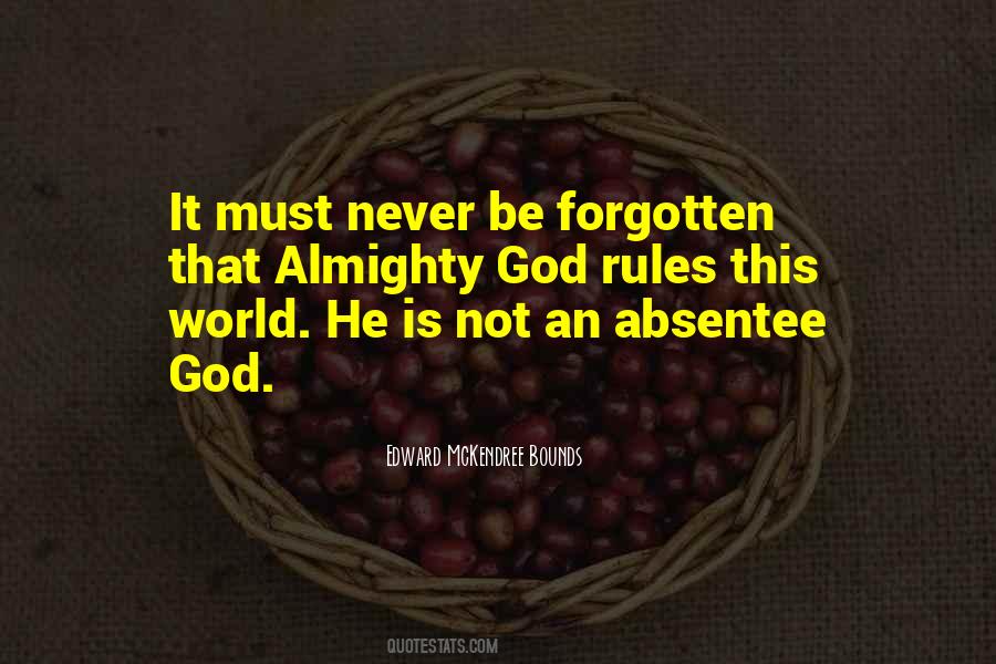 God Has Not Forgotten You Quotes #181357