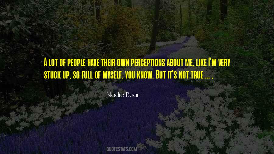 Not Stuck Up Quotes #725907