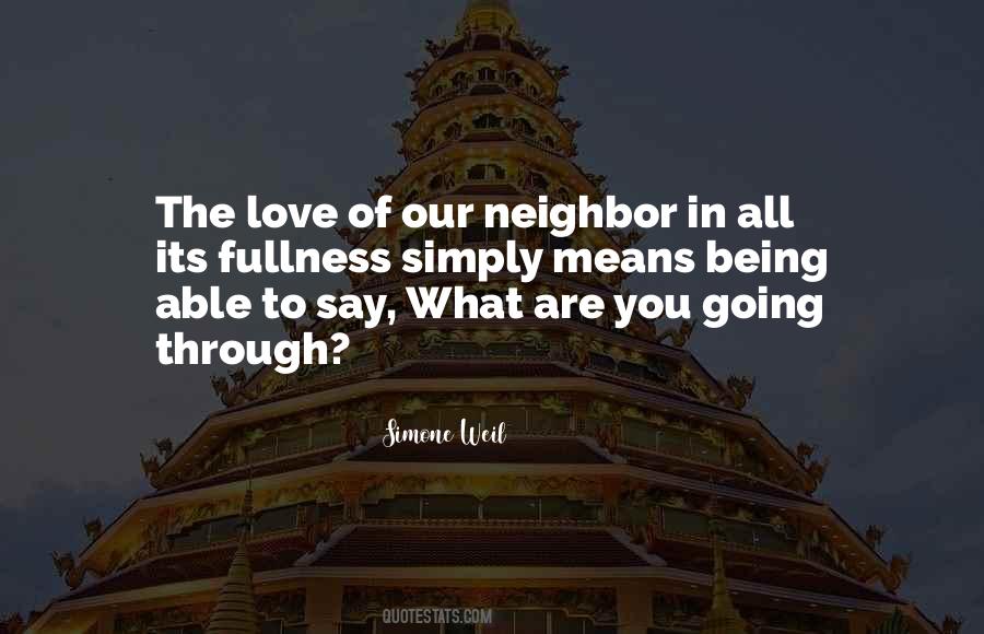 Love Neighbor Quotes #110406