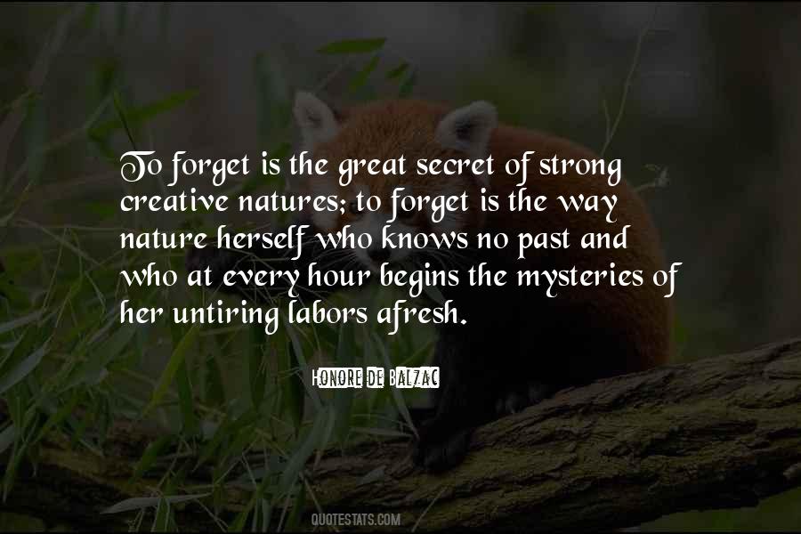 Secret Of Nature Quotes #1305941