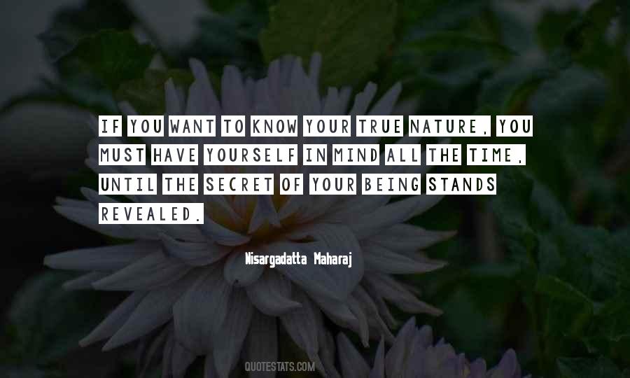Secret Of Nature Quotes #1614799