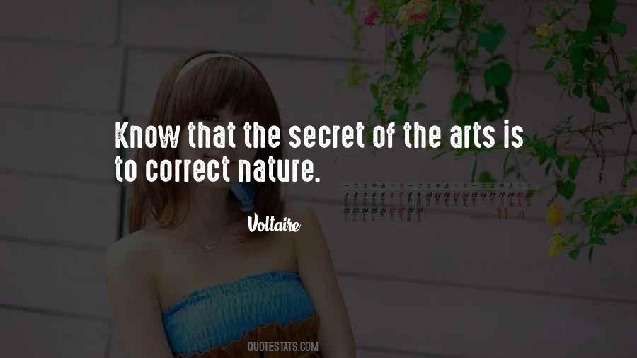 Secret Of Nature Quotes #1629491