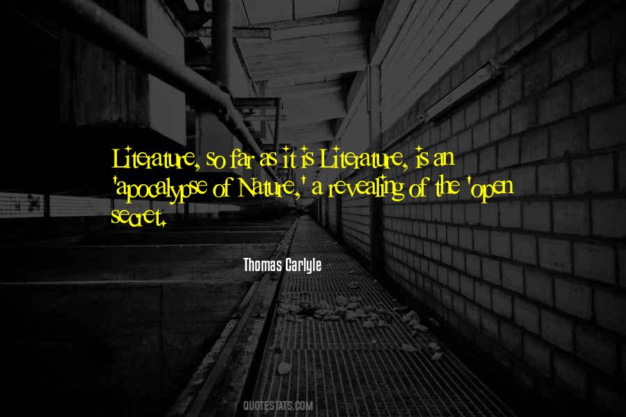 Secret Of Nature Quotes #1804538