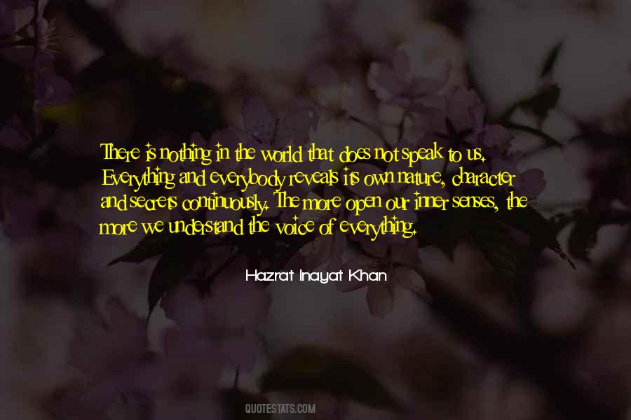 Secret Of Nature Quotes #1816712