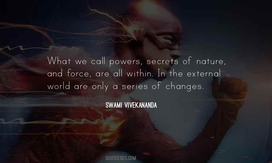 Secret Of Nature Quotes #370007