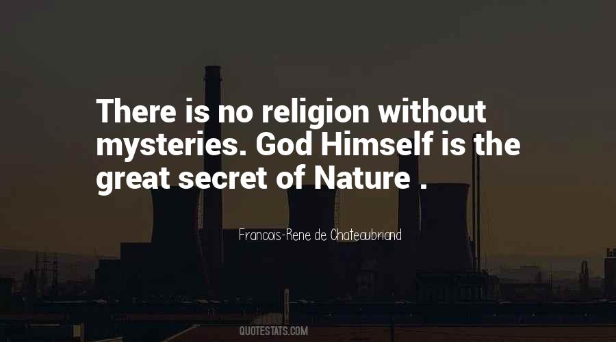 Secret Of Nature Quotes #616461