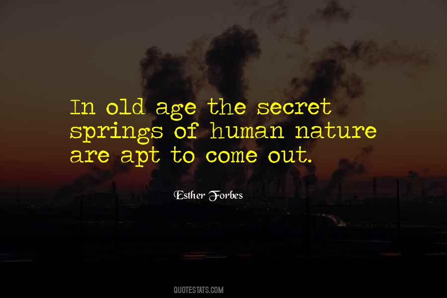 Secret Of Nature Quotes #879626