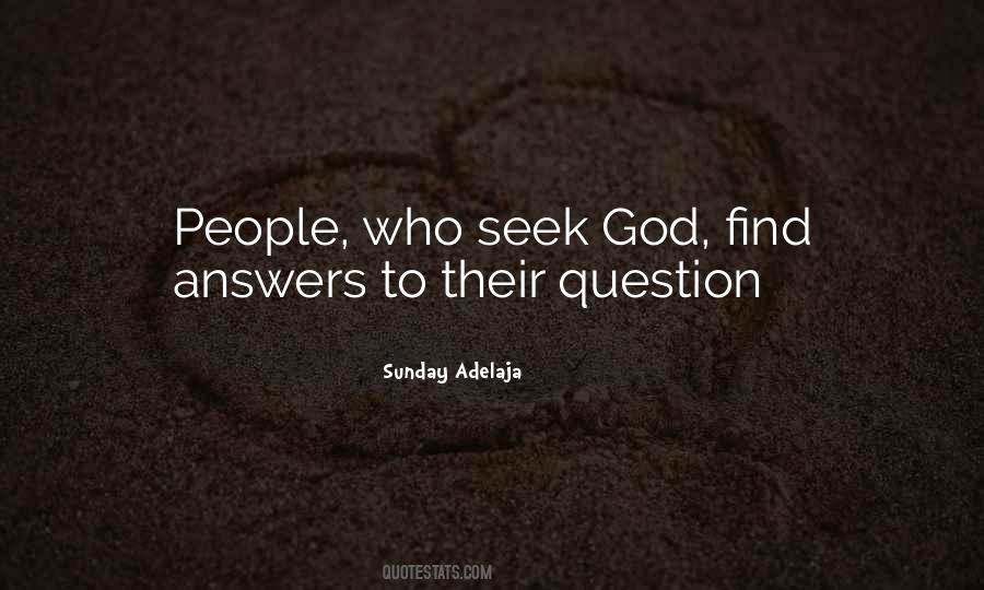 God Has The Answers Quotes #246270