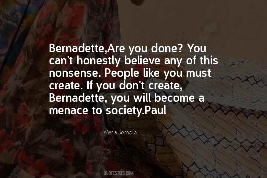 Menace To Quotes #1370674
