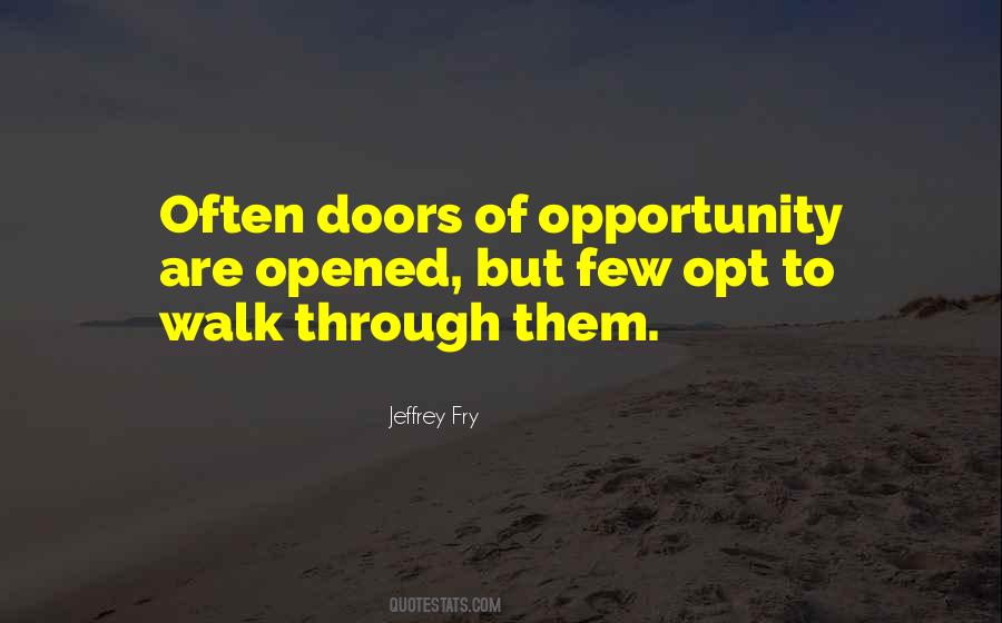 Doors Opportunity Quotes #738633
