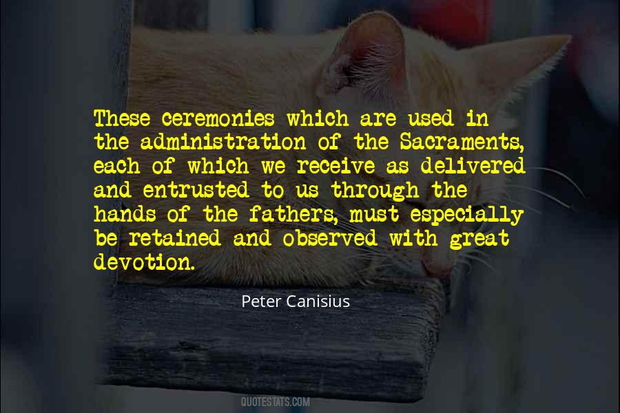 Quotes About The Sacraments #74354