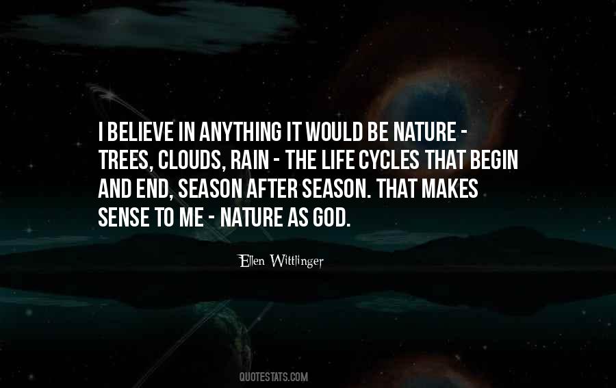 Quotes About Nature Clouds #840904