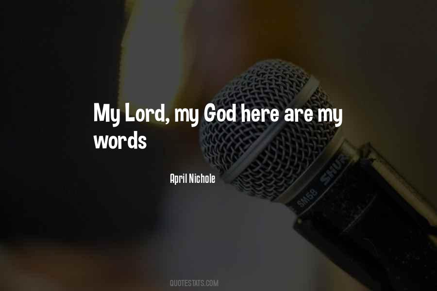 God Here Quotes #793796