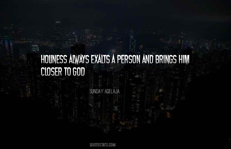 God Holiness Quotes #30363