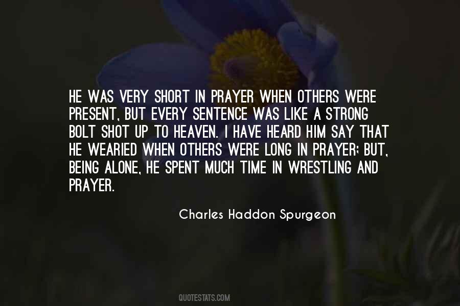Best Short Prayer Quotes #1416181