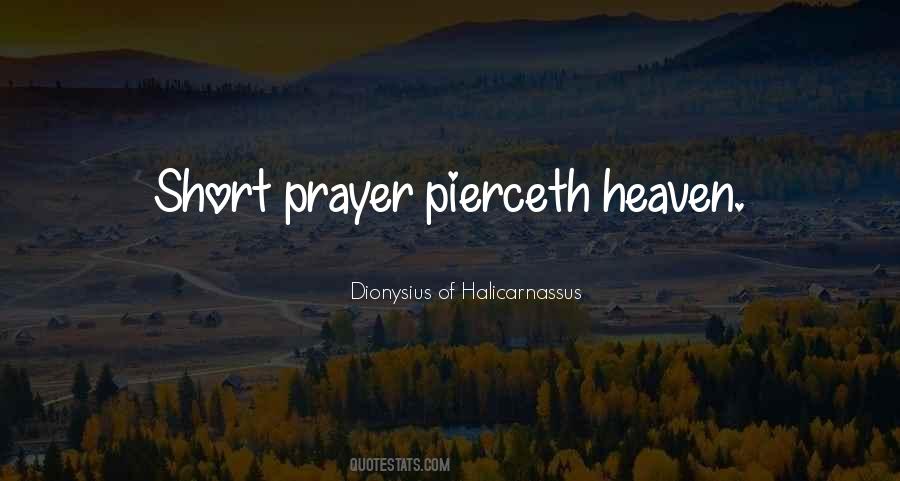 Best Short Prayer Quotes #1782417