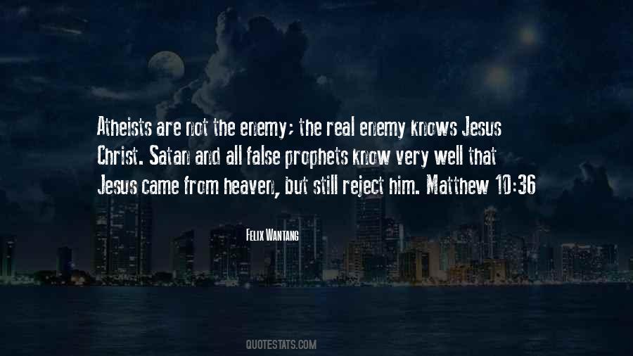 Enemy Bible Quotes #1837680