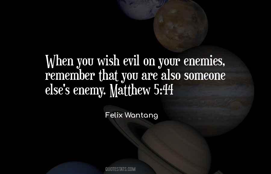 Enemy Bible Quotes #439750