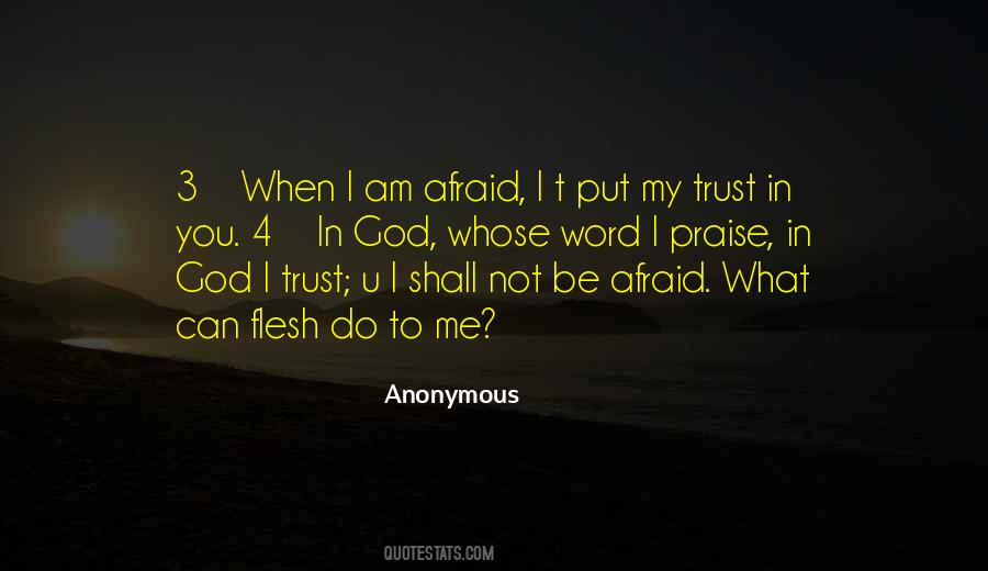 God I Trust You Quotes #1794149