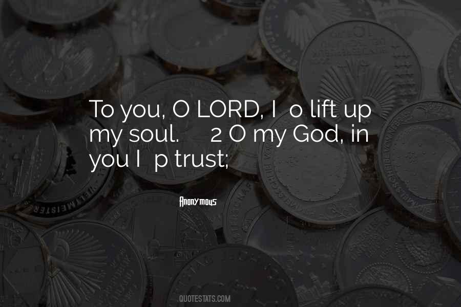 God I Trust You Quotes #673924