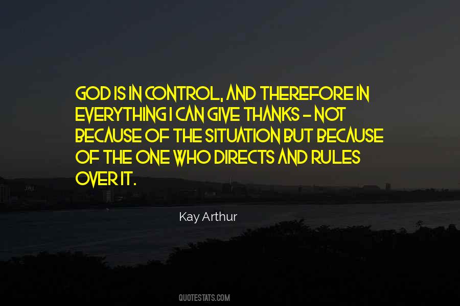 God In Control Quotes #177745