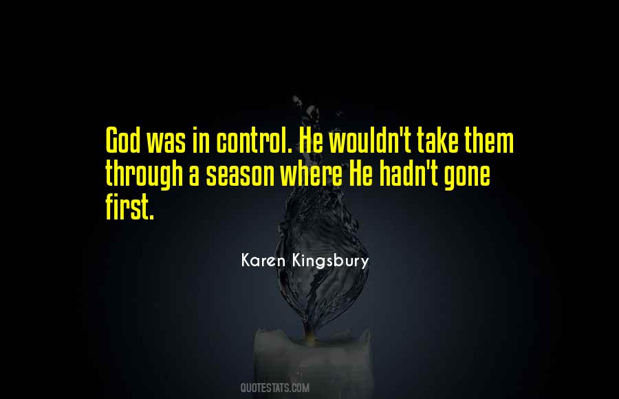 God In Control Quotes #6303