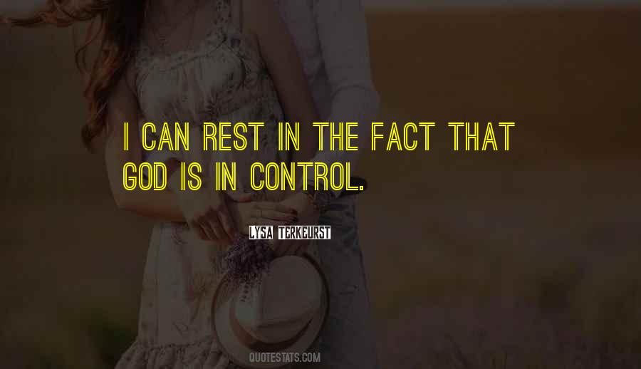 God In Control Quotes #877021