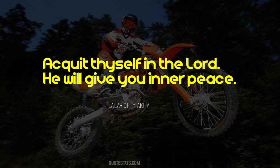 God Inner Peace Quotes #1137774