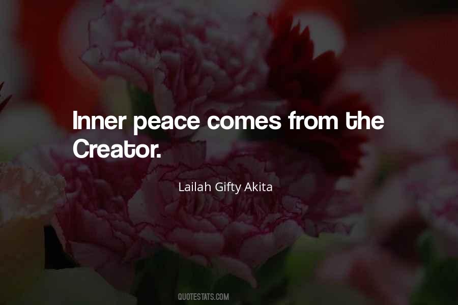 God Inner Peace Quotes #1663267